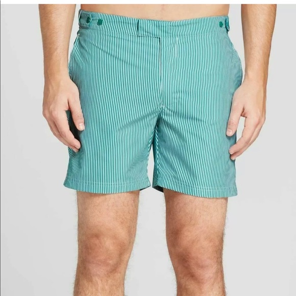 MENS SOUTHBEACH SWIM TRUNKS W/ ADJUSTABLE WAIST - Picture 1 of 6